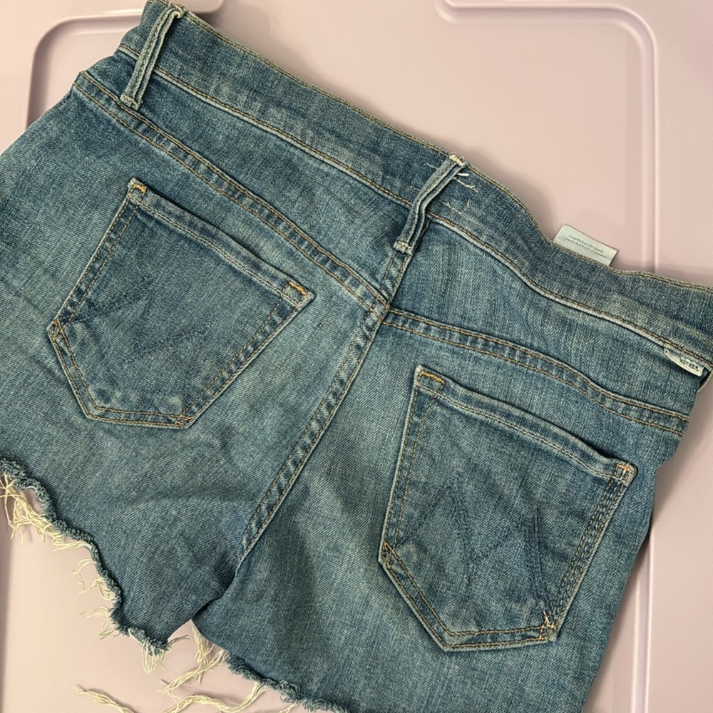 MOTHER Rascal Slit Flip Short - Picture 3 of 5